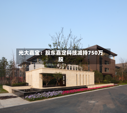 光大嘉宝：股东嘉定科技减持750万股-第2张图片
