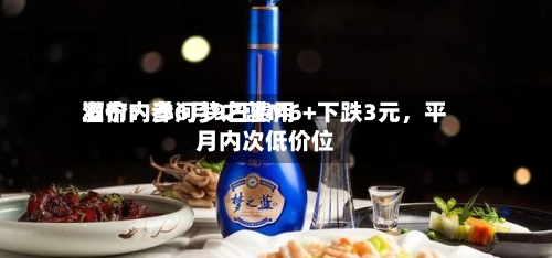 酒价内参6月9日费用发布：洋河梦之蓝M6+下跌3元	，平月内次低价位-第2张图片