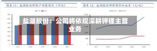 盐湖股份：公司将依规深耕钾锂主营业务